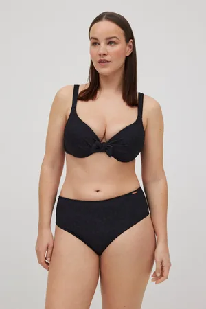 YSABEL MORA Set bikini testurizzato con spalline larghe