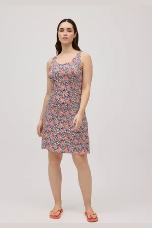 YSABEL MORA Abito con stampa floreale sul retro