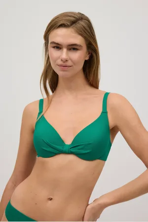 YSABEL MORA Top bikini classico in micropiqué con ferretto