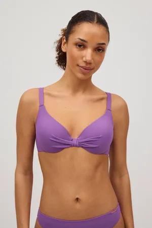 YSABEL MORA Top bikini classico in micropiqué con ferretto