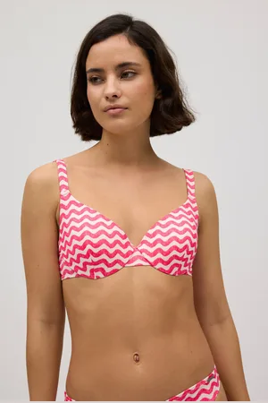 YSABEL MORA Top bikini con spalline larghe e coppa C