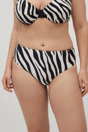 YSABEL MORA Slip bikini molto riducente con stampa animalier