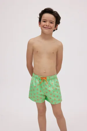 YSABEL MORA Costume da bagno corto da ragazzo con stampa di frutti di mare