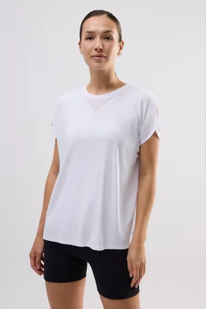 YSABEL MORA T-shirt sportiva bianca a maniche corte