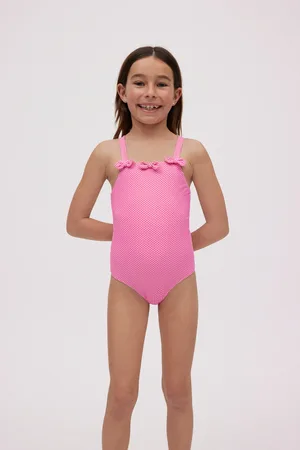 YSABEL MORA Costume da bagno a pois da bambina