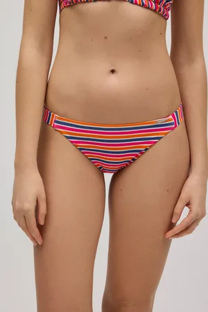 YSABEL MORA Mini slip bikini a righe