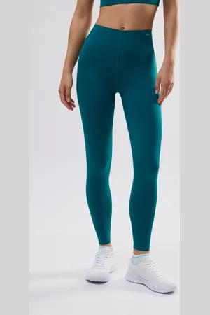 YSABEL MORA Leggings sportivi compressivi lunghi verdi con pancia piatta
