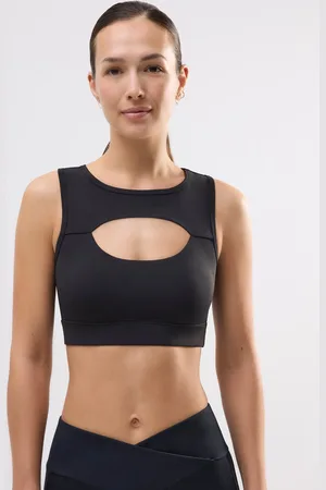 YSABEL MORA Reggiseno sportivo con dettagli cut-out, sostegno medio