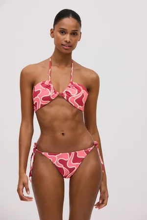 YSABEL MORA Set bikini annodato stampato