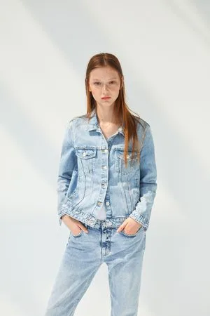 Zara Donna Giacche di Jeans