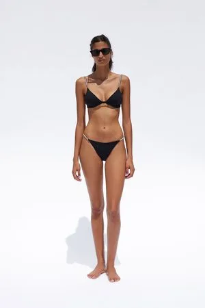Zara Slip bikini con brillanti
