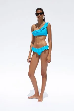 Zara Top bikini asimmetrico
