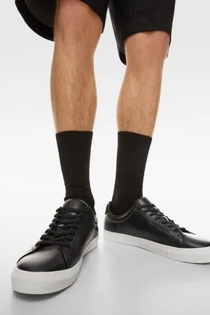 Zara Uomo Sneakers - Sneakers pelle nera