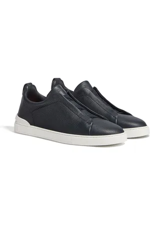 Ermenegildo Zegna Sneaker Triple Stitch in Pelle di Cervo