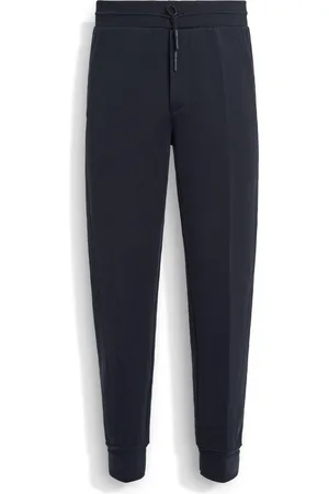 Ermenegildo Zegna Pantaloni Jogger in Misto Lana High Performance