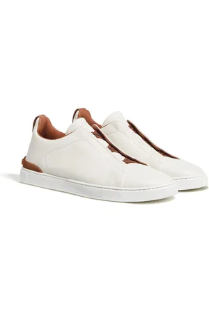 Ermenegildo Zegna Sneaker Triple Stitch in Pelle di Cervo