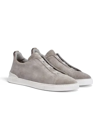Ermenegildo Zegna Sneaker Triple Stitch in Suede