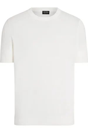 Ermenegildo Zegna T-shirt in Premium Cotton Bianca