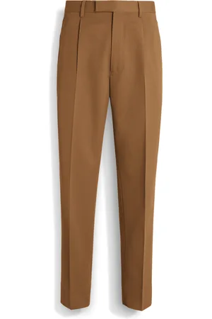 Ermenegildo Zegna Pantaloni in Cotone e Lana
