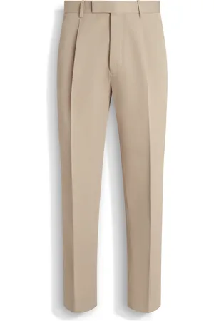 Ermenegildo Zegna Pantaloni in Cotone e Lana