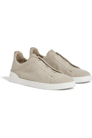 Ermenegildo Zegna Sneaker Triple Stitch in Oasi Cashmere