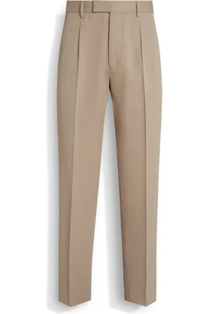 Ermenegildo Zegna Pantaloni in Cotone e Lana
