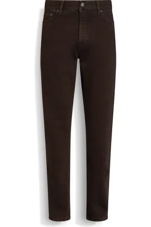 Ermenegildo Zegna Jeans Roccia in Cotone Stone Wash
