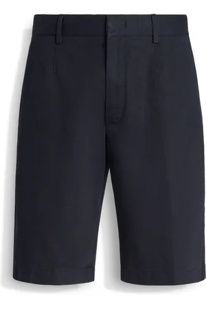 Ermenegildo Zegna Short in Cotone e Lino Summer Chino