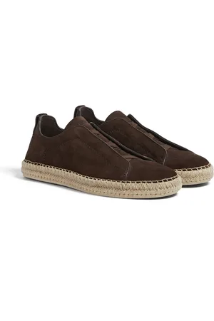 Ermenegildo Zegna Triple Stitch Espadrillas in Suede