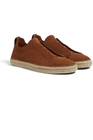 Ermenegildo Zegna Triple Stitch Espadrillas in Suede
