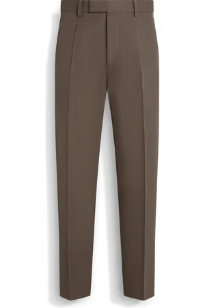 Ermenegildo Zegna Pantaloni in Cotone e Lana