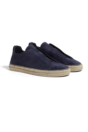 Ermenegildo Zegna Triple Stitch Espadrillas in Suede