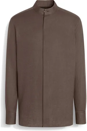 Ermenegildo Zegna Camicia in Oasi Lino