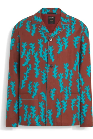 Ermenegildo Zegna Camicia in Lino Rossa