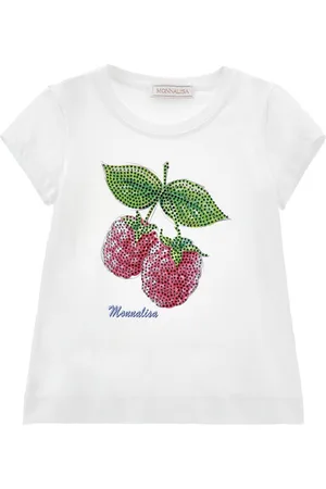 MONNALISA T-shirt, bambina, logata.