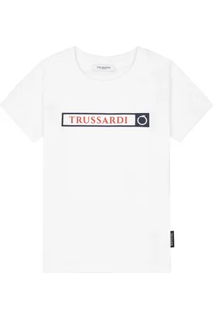 Trussardi T-shirt, bambino, logata.