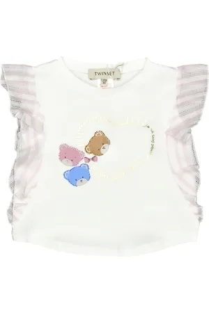 Twin-Set T-shirt, bambina, logata.