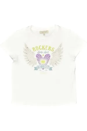 Twin-Set T-shirt, bambina, logata.
