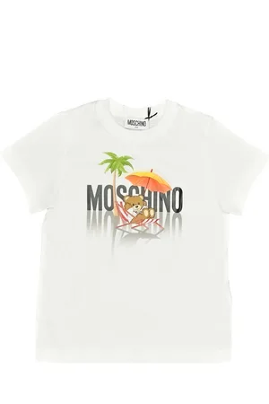 Moschino T-shirt, unisex, logata.