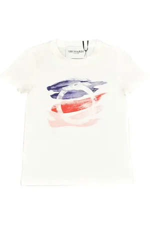 Trussardi T-shirt, bambino, logata.