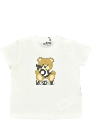 Moschino T-shirt, unisex, logata.